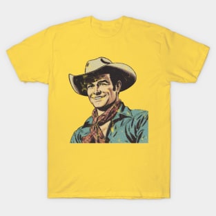 Comic Book Cowboy - Distressed Authentic T-Shirt